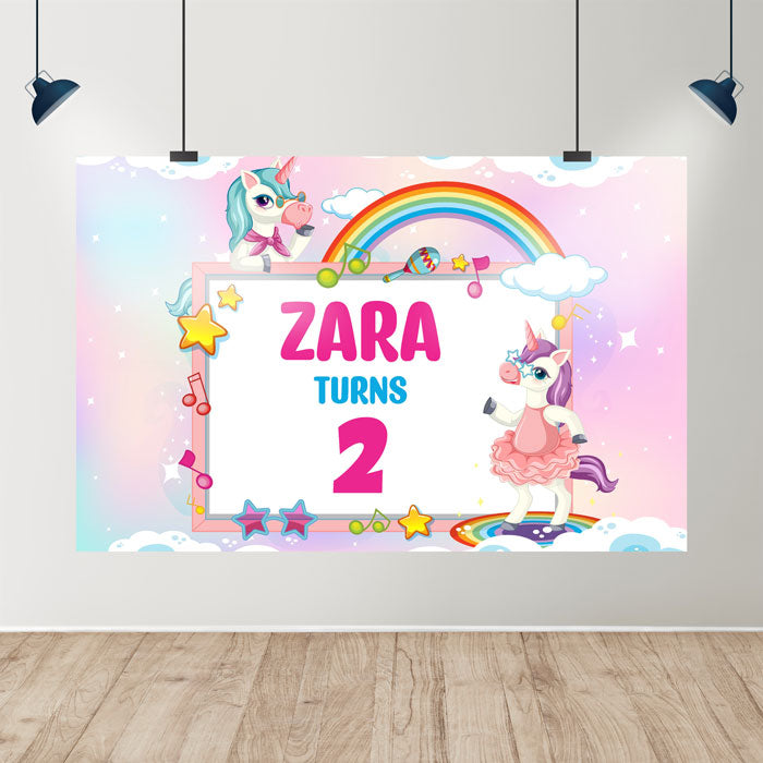 Unicorn Theme Backdrop