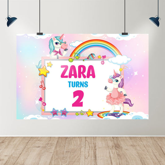 Unicorn Theme Backdrop