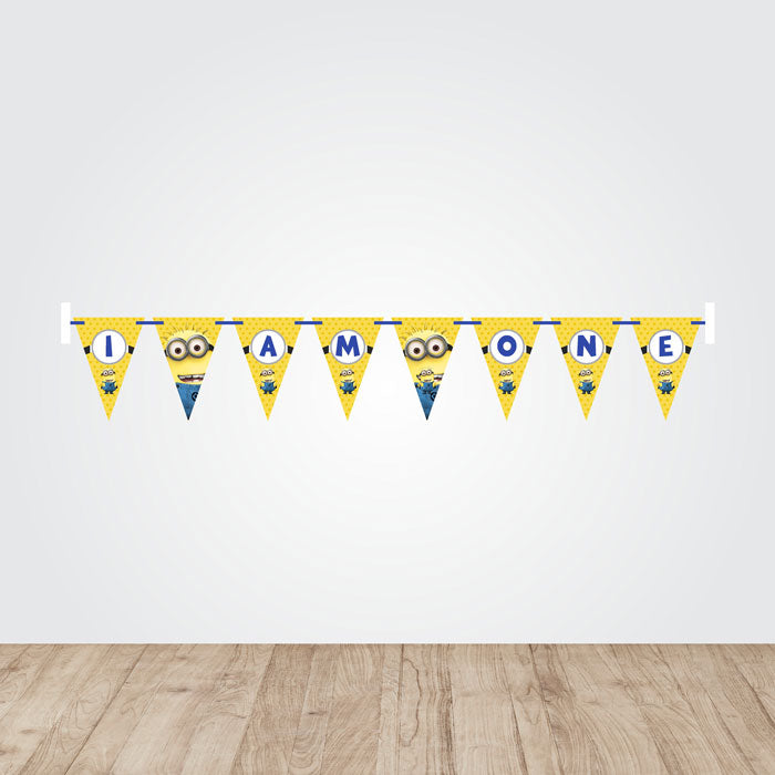 Minions Theme Age Bunting