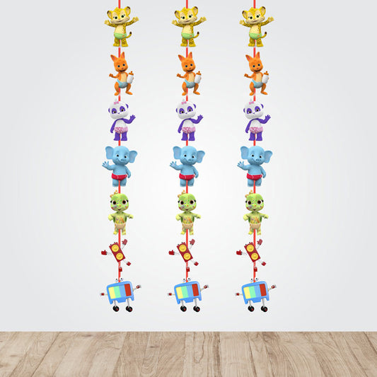Word Party Theme Danglers