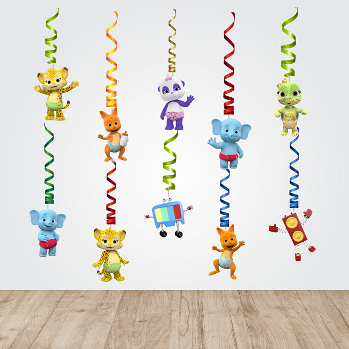 Word Party Theme Swirls
