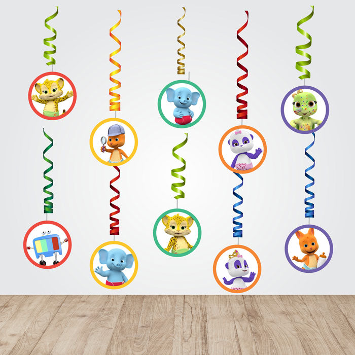 Word Party Theme Classic Swirls