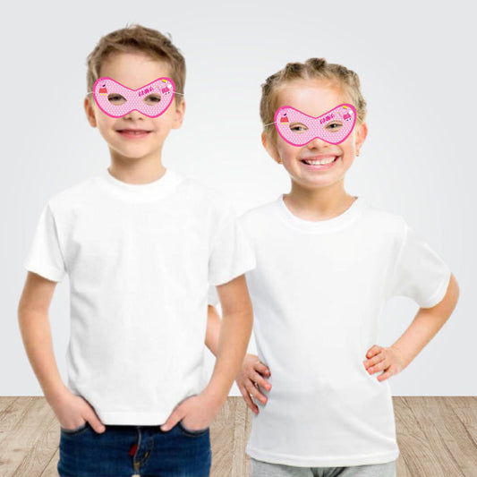 Peppa Pig Girl Theme Personalized Eye Mask