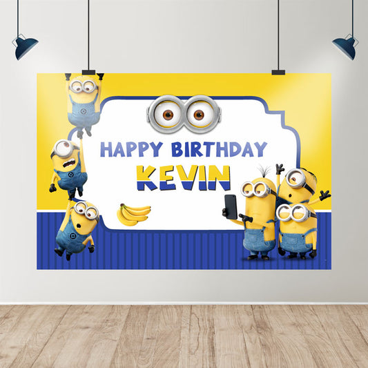 Minions Theme Backdrop