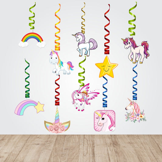 Unicorn Theme Classic Swirls
