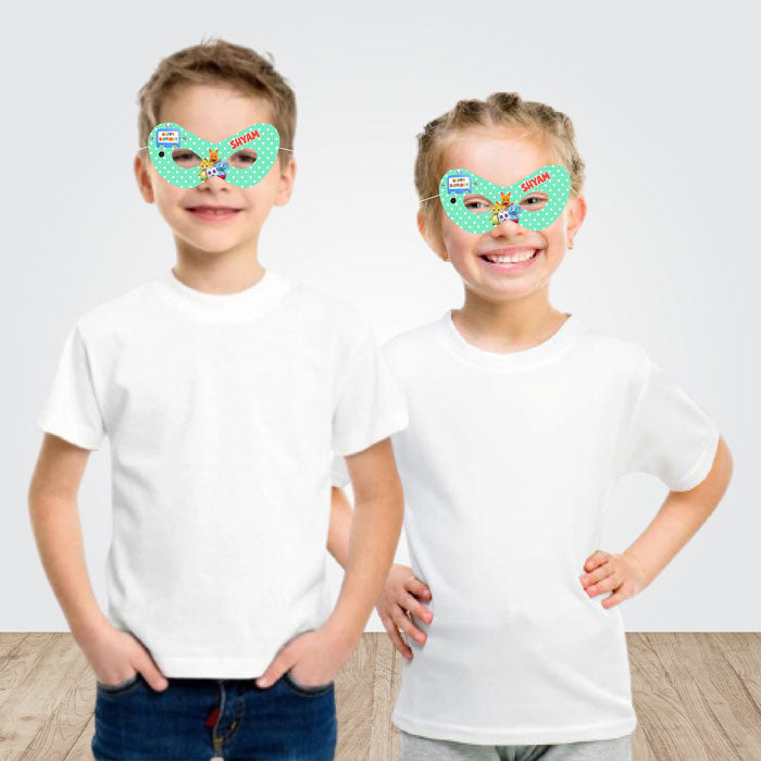 Word Party Theme Personalized Eye Mask