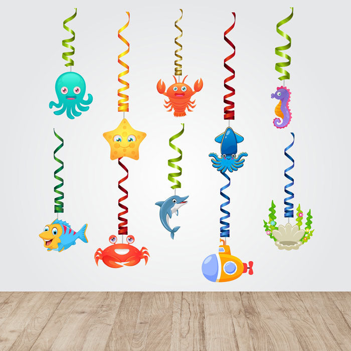 Under the sea Theme Classic Swirls