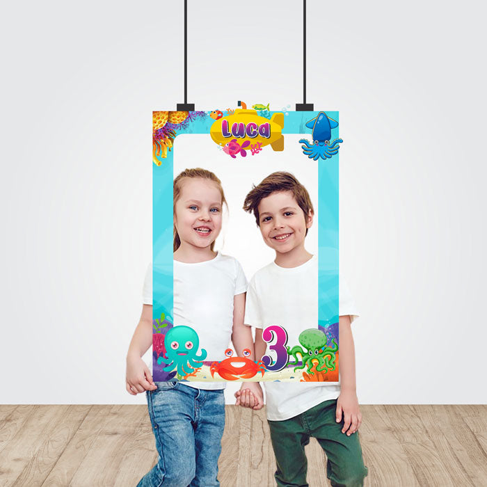 Under the sea Theme Personalized Photobooth