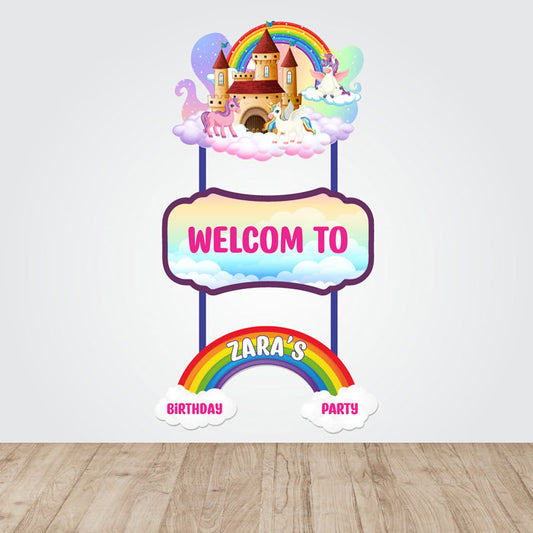 Unicorn Theme Door Poster