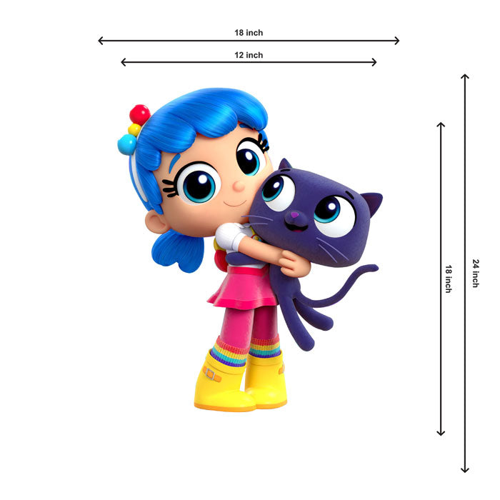 True & the Rainbow Kingdom Theme Cutout - BP 01