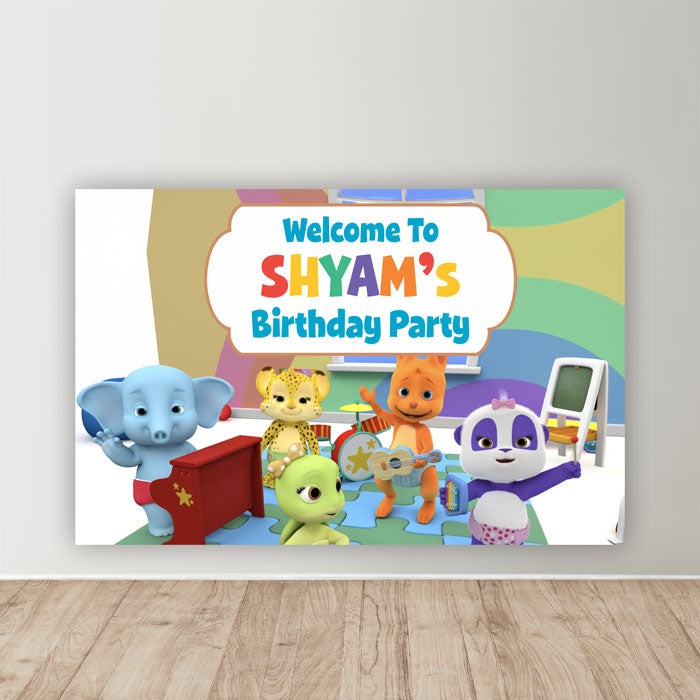 Word Party Theme Personalized Welcome Board