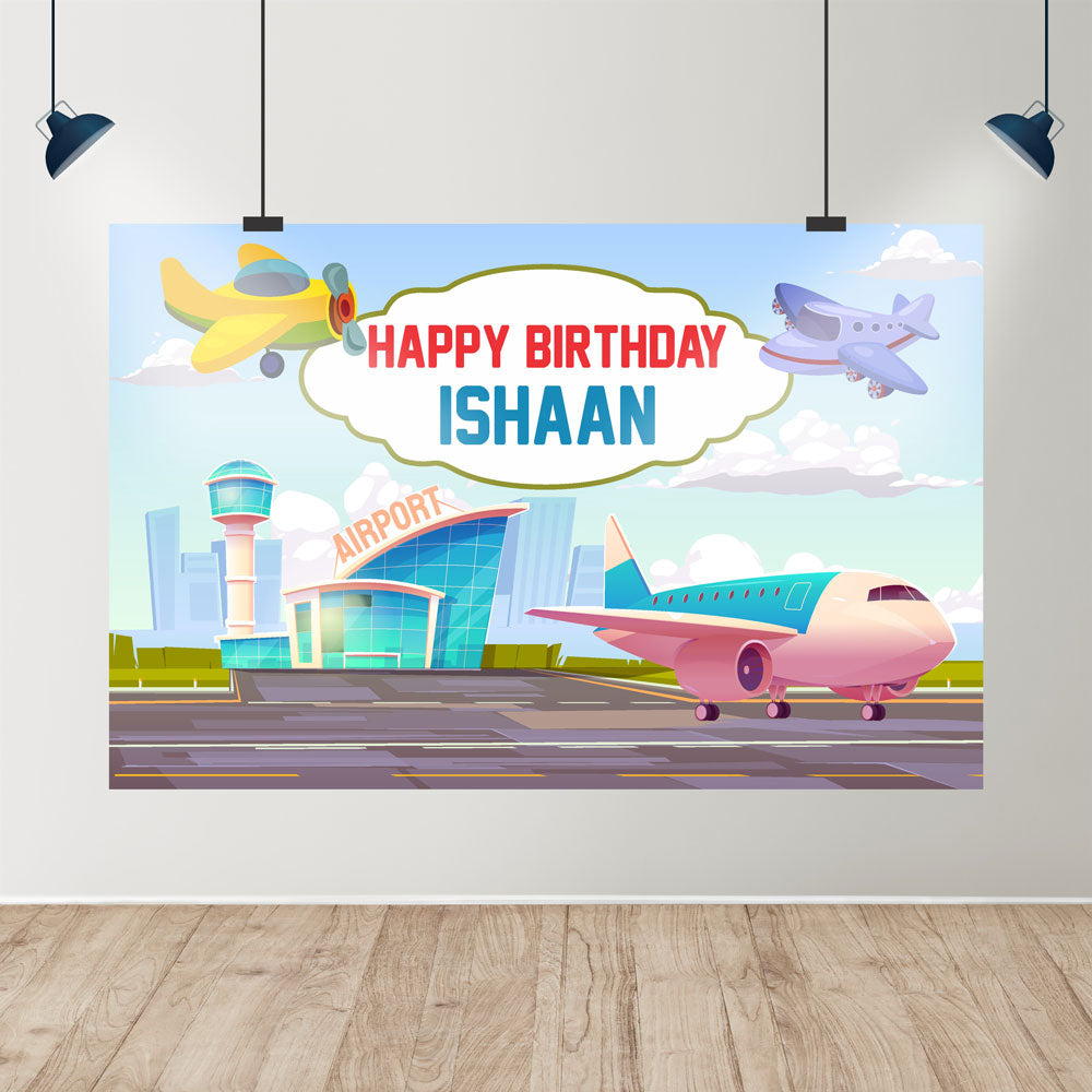 Airplane Theme Classic Backdrop