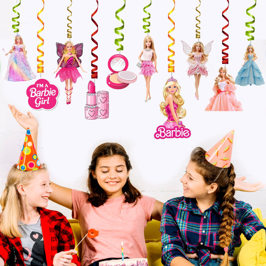 Barbie Birthday Theme Classic Swirls
