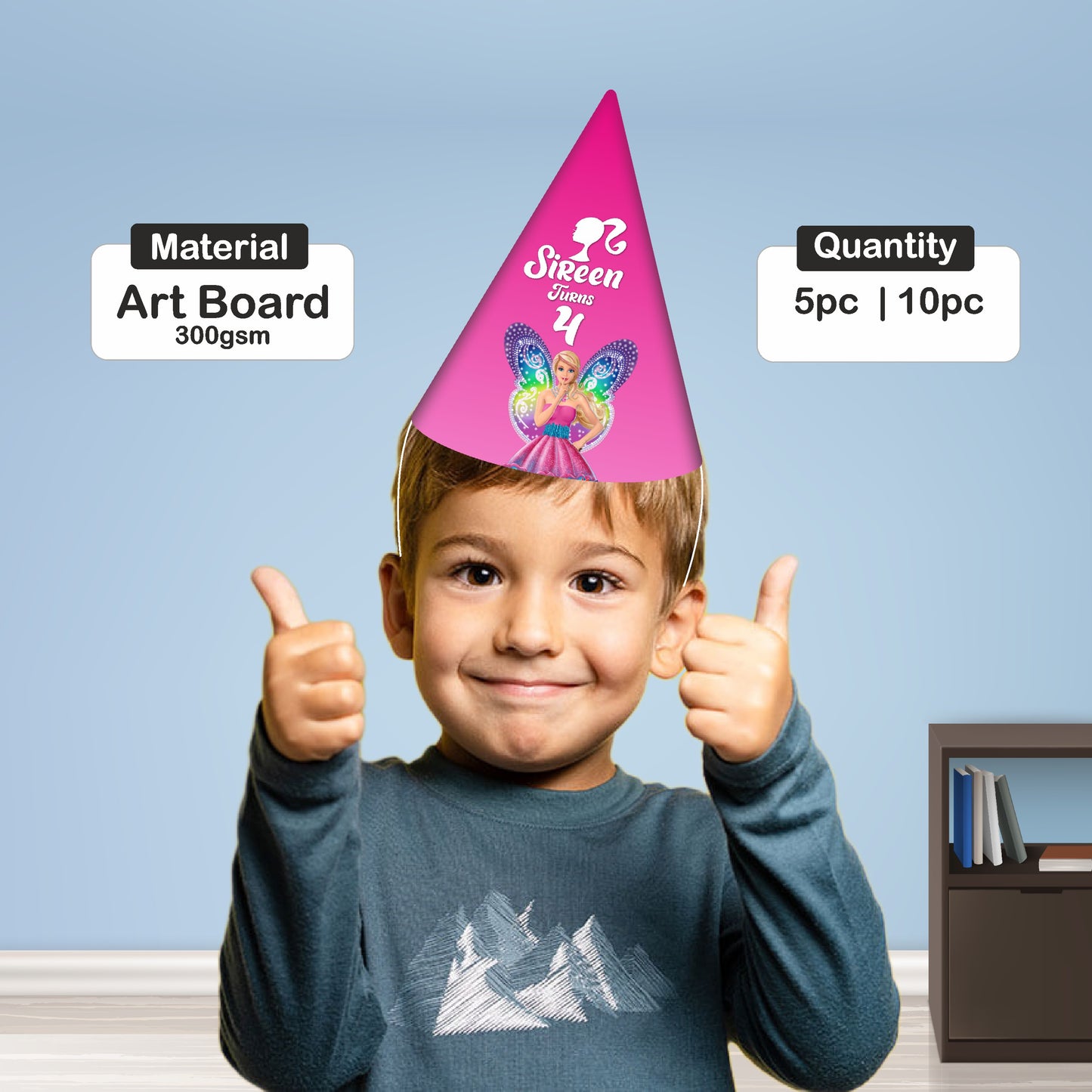 Barbie Birthday Theme Customized Hat