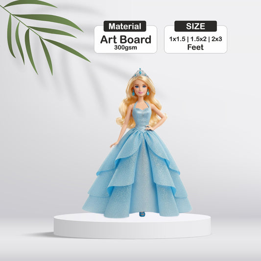 Barbie Birthday Theme Cutout - BP 03