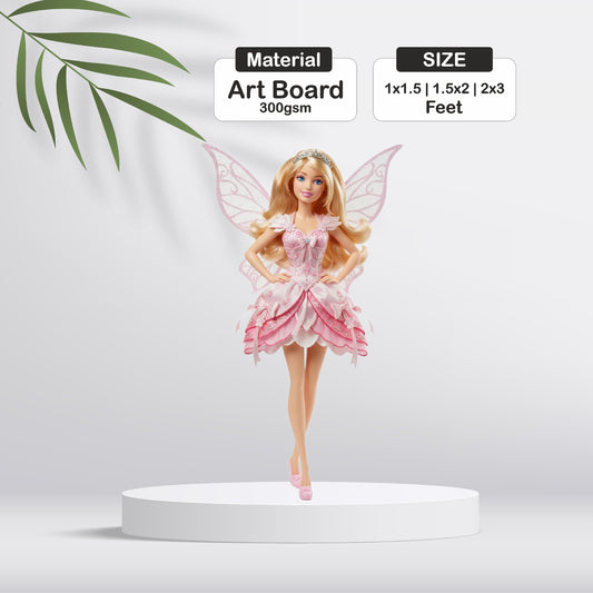 Barbie Birthday Theme Cutout - BP 04