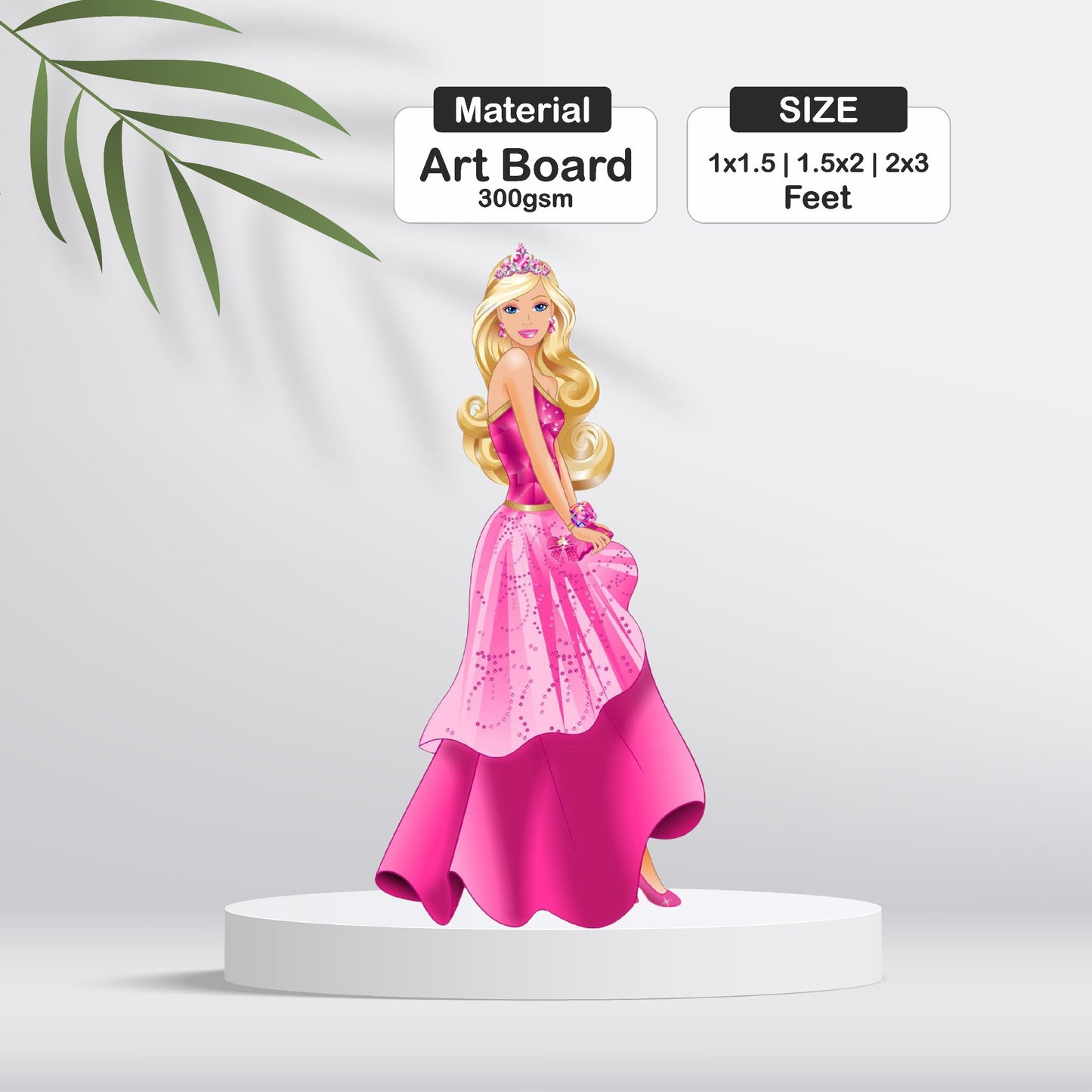 Barbie Birthday Theme Cutout - BP 11