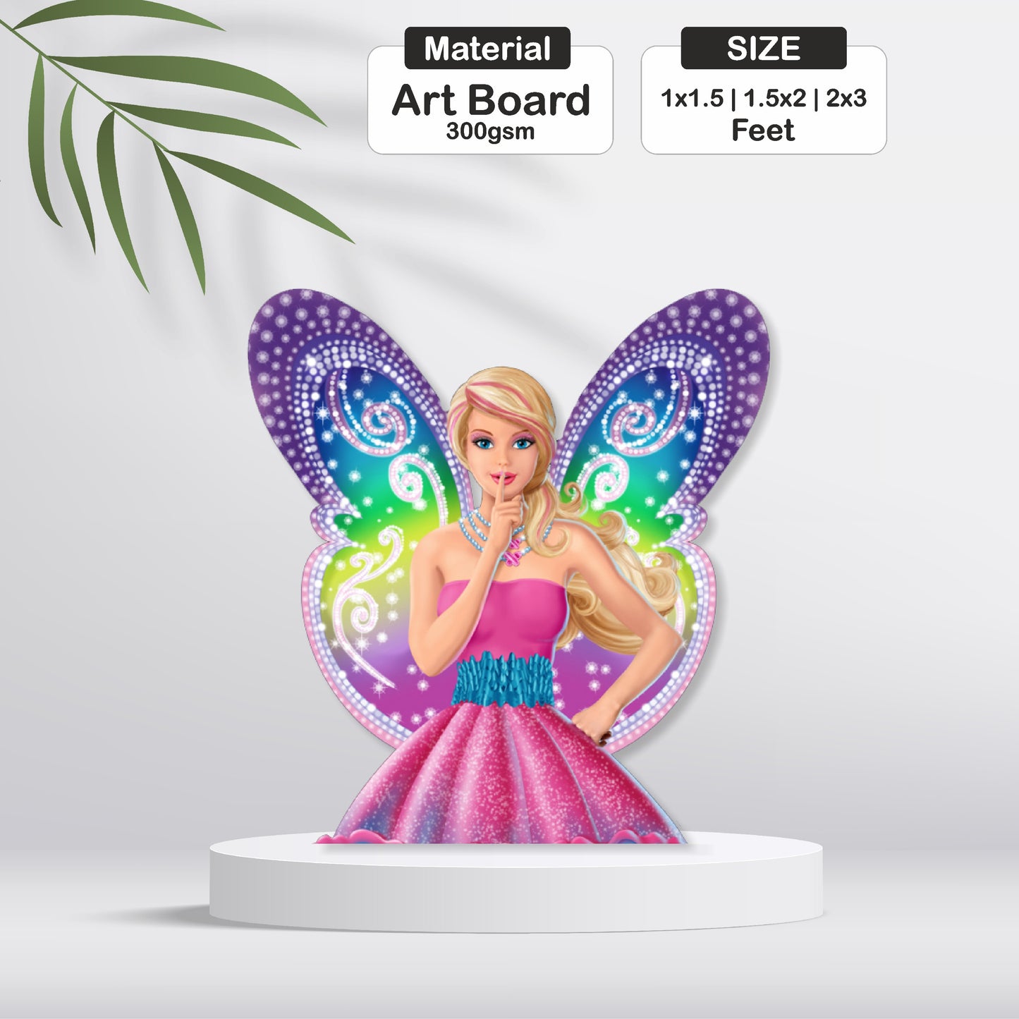 Barbie Birthday Theme Cutout - BP 12