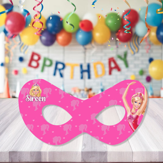 Barbie Birthday Theme Eye Mask