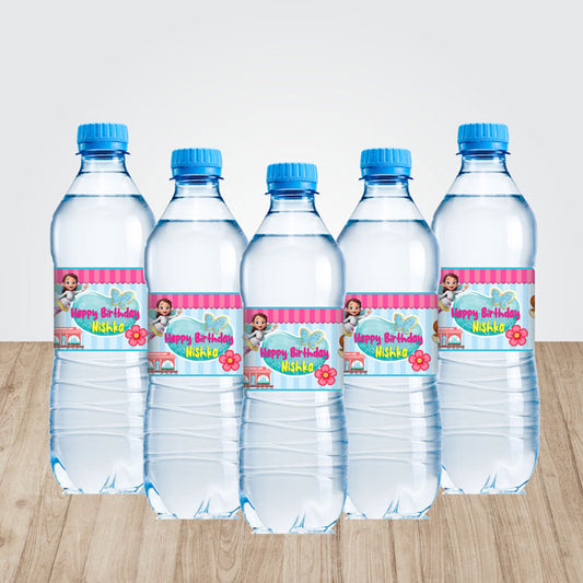 Butterbean's Café Theme Water Bottle Sticker