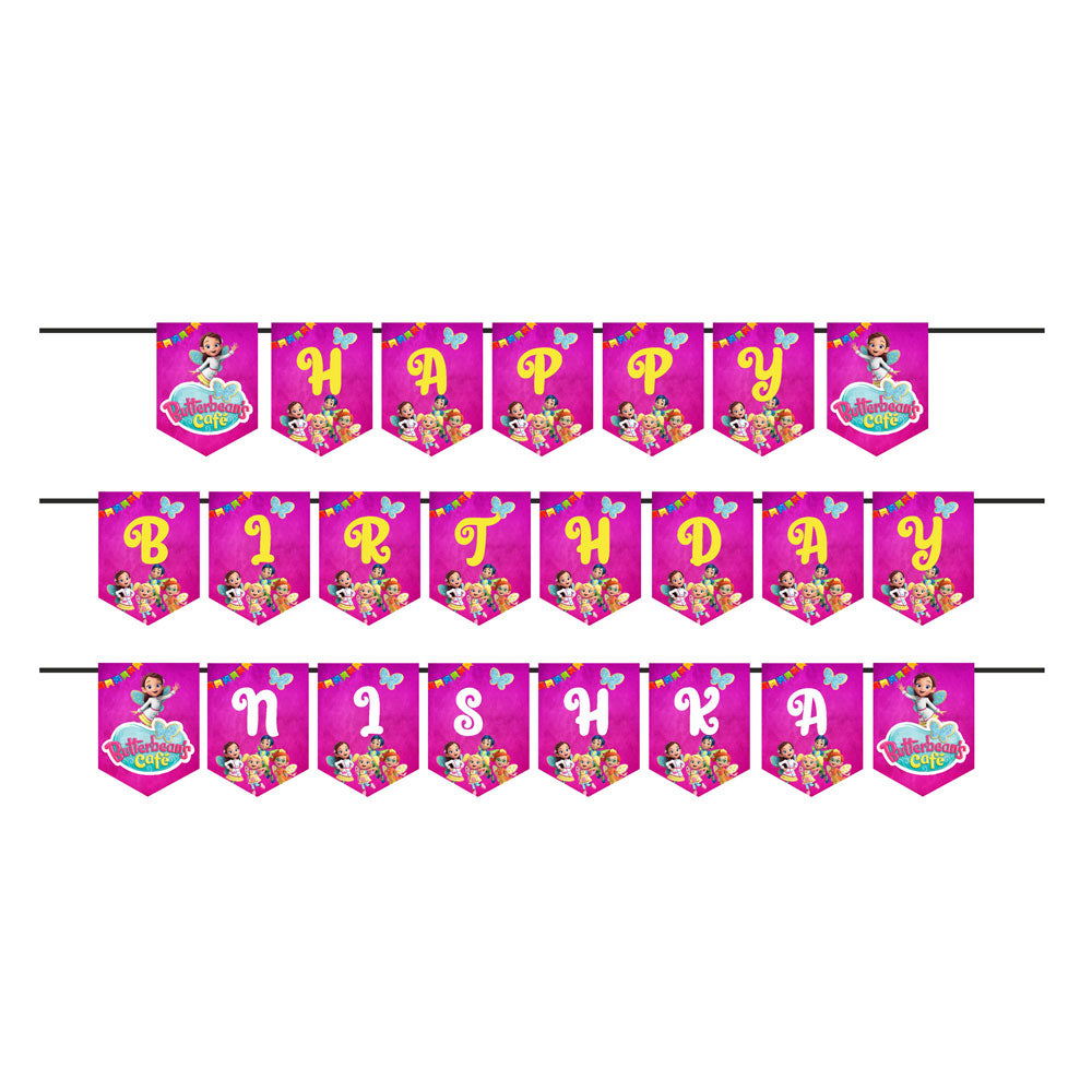 Butterbean's Café  Theme Customized Bunting