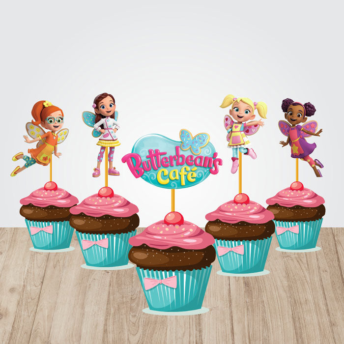 Butterbean's CaféTheme Character Cupcake Topper