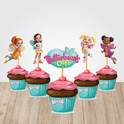 Butterbean's CaféTheme Character Cupcake Topper