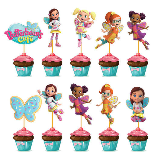 Butterbean's CaféTheme Character Cupcake Topper