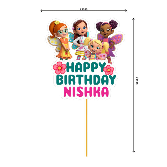 Butterbean's Café Theme Personalized Caketopper