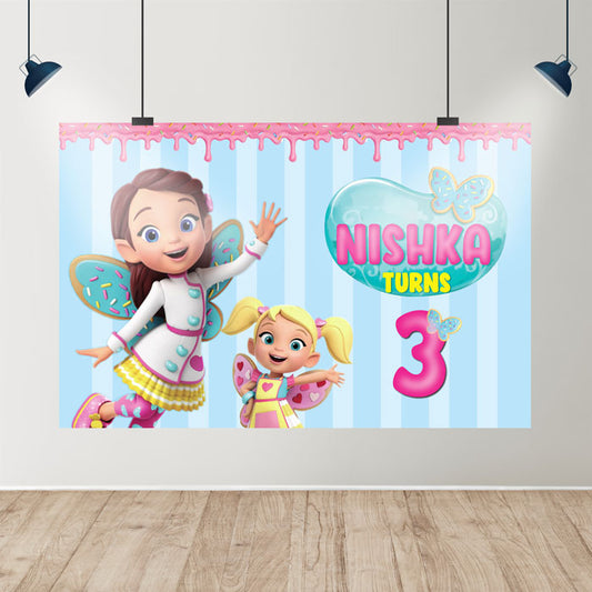 Butterbean's Café Theme Backdrop