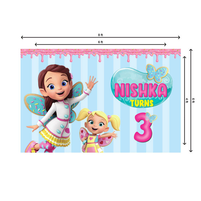 Butterbean's Café Theme Backdrop
