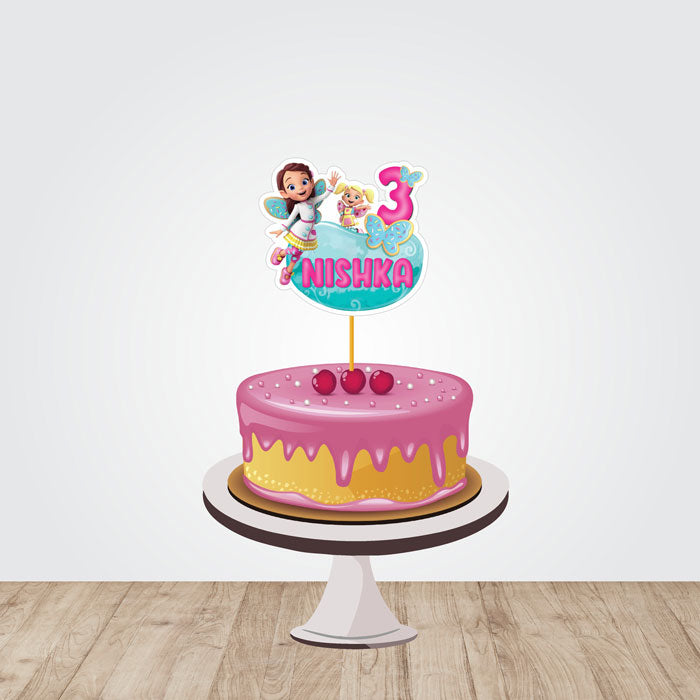 Butterbean's Café Theme Customized Caketopper
