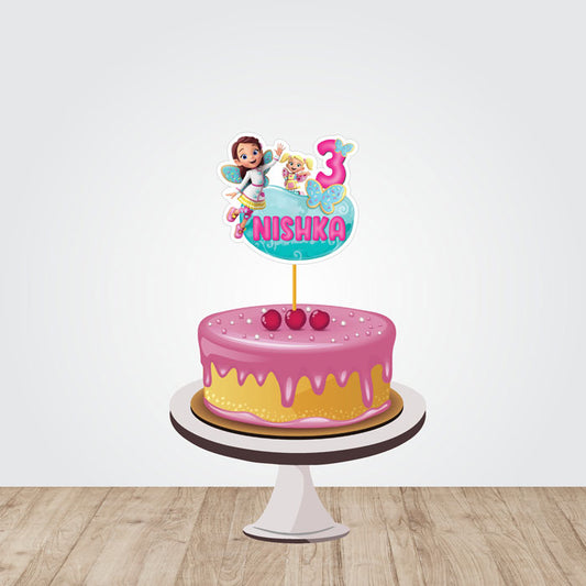 Butterbean's Café Theme Customized Caketopper
