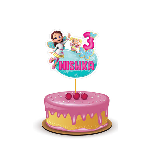 Butterbean's Café Theme Customized Caketopper