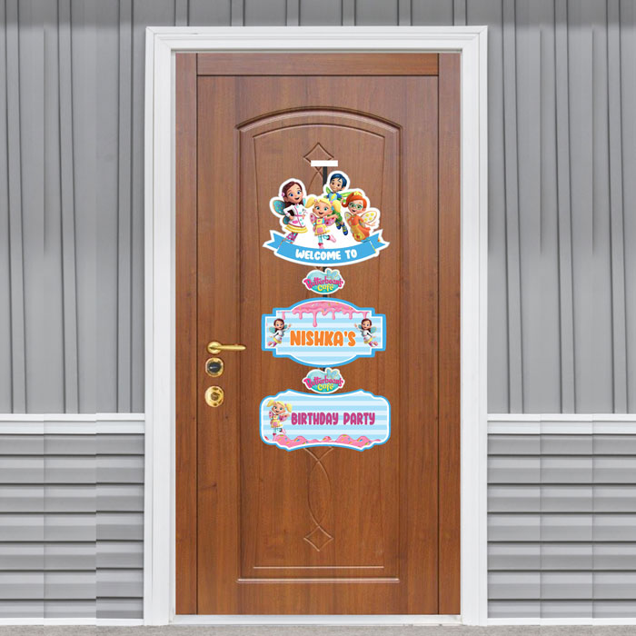 Butterbean's Café Theme Personalized Door Poster