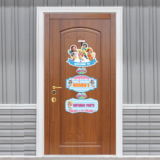 Butterbean's Café Theme Personalized Door Poster