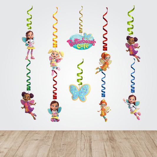 Butterbean's Café Theme Character Swirls