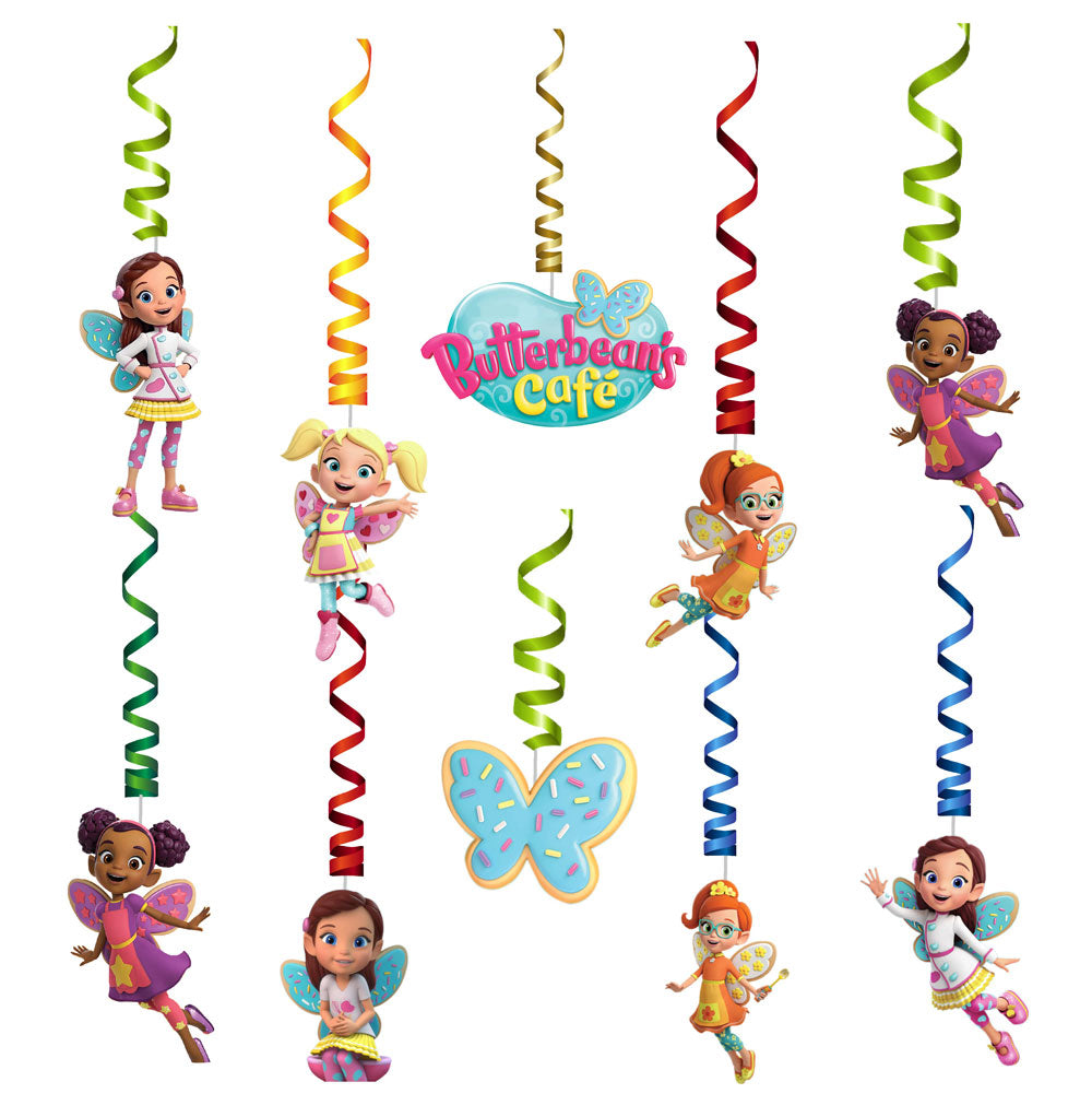 Butterbean's Café Theme Character Swirls