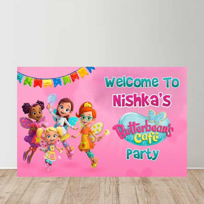 Butterbean's Café Theme Parsonalized Welcome Board
