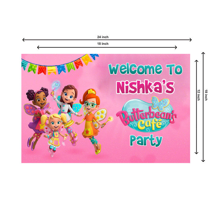Butterbean's Café Theme Parsonalized Welcome Board