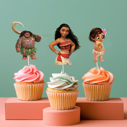 Moana Theme Cup Caketopper My Store