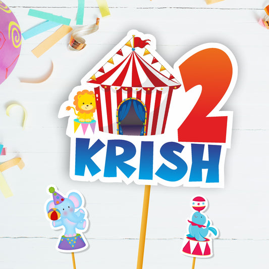 Carnival Theme Caketopper