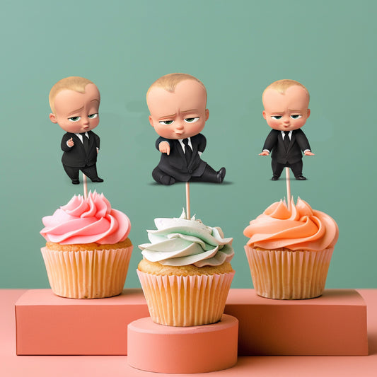 Boss Baby Theme Classic Cup Caketopper