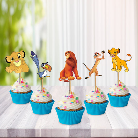 Lion King Theme Cupcake Topper