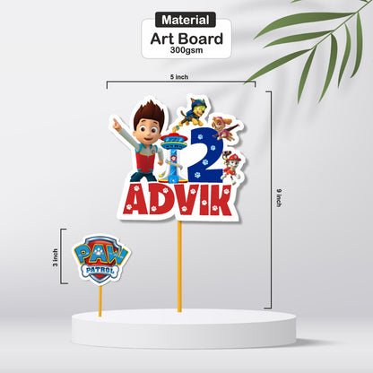 Paw Patrol Theme Classic-1 Caketopper