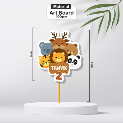 Jungle Theme Classic Cake Topper My Store