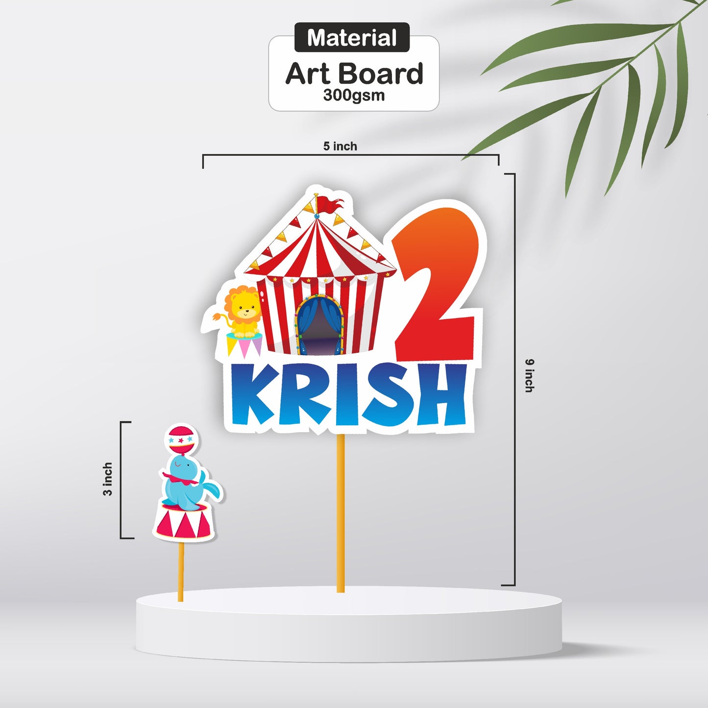 Carnival Theme Caketopper