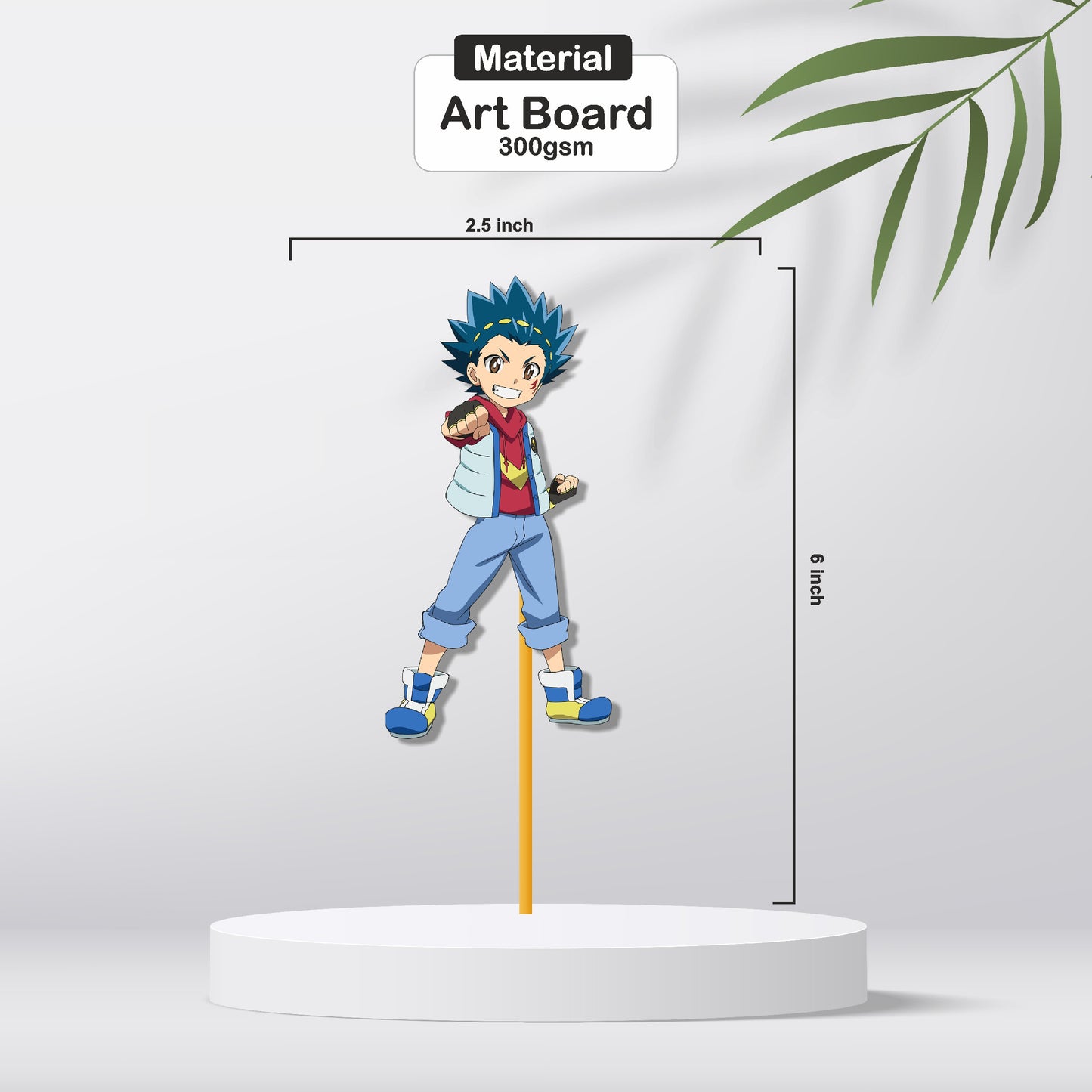 Beyblade Theme Cupcake Topper