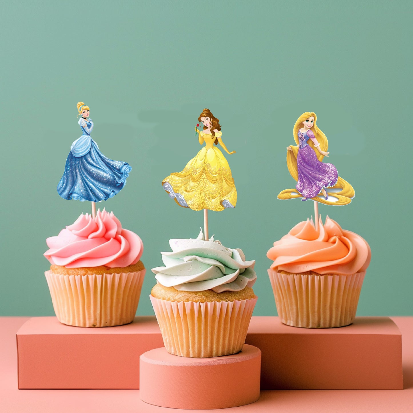 Princess Theme Cupcake Topper