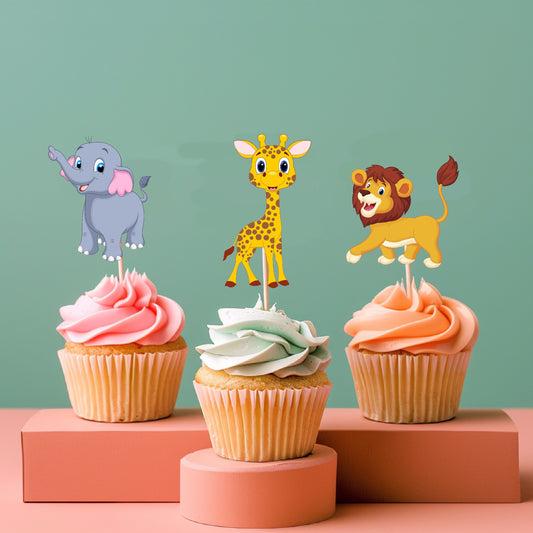 Jungle Theme Cupcake Topper